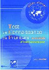 Test De Connaissance du Francais Livre et CD