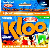 KLOO's Learn to Speak Spanish Language Card Games Pack 2 - Click Image to Close